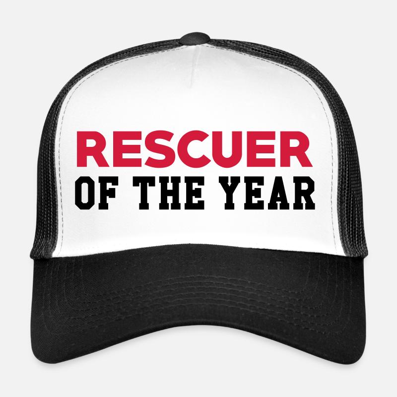 Rescuer Rescue Retter Secourisme Secouriste Trucker Cap