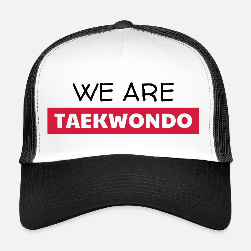 Taekwondo Taekwondoin Tae-Kwon-Do Tae Kwon Do - Trucker Cap - Weiß/Schwarz