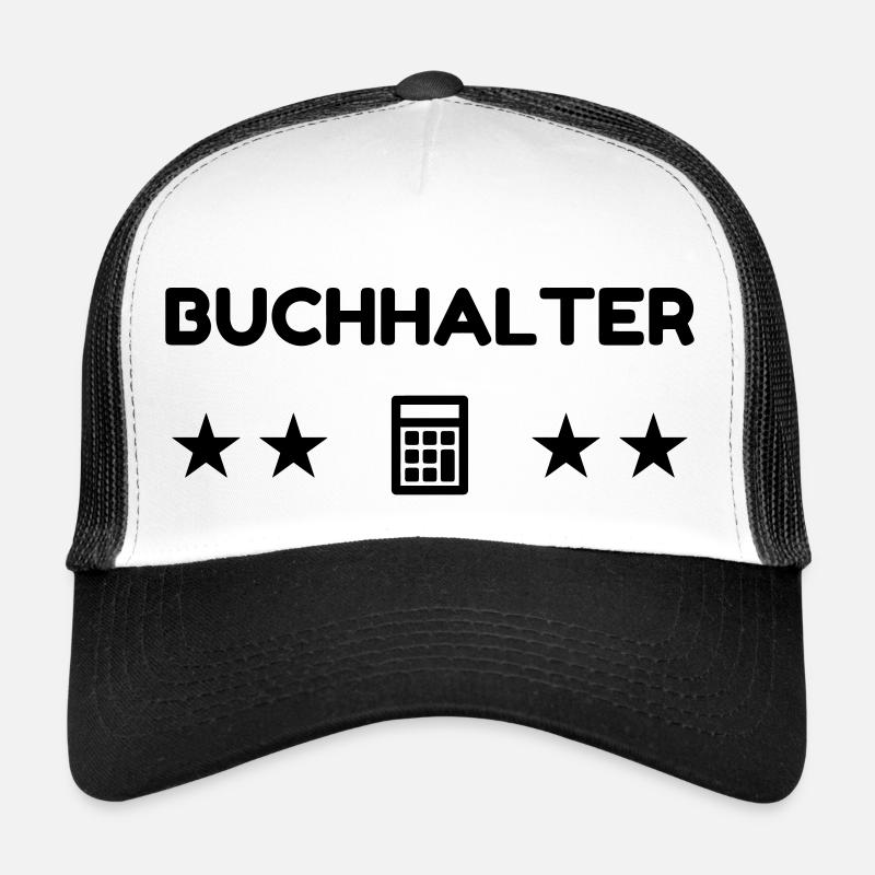 Accountant Accounting Buchhalter Comptable Compta - Trucker Cap - white/black