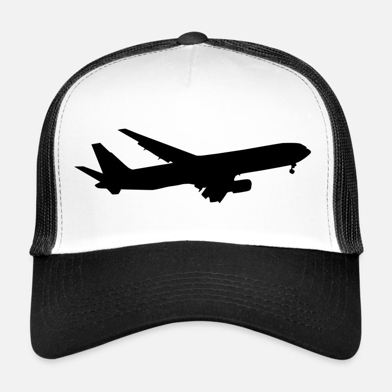 airplane silhouette Trucker Cap