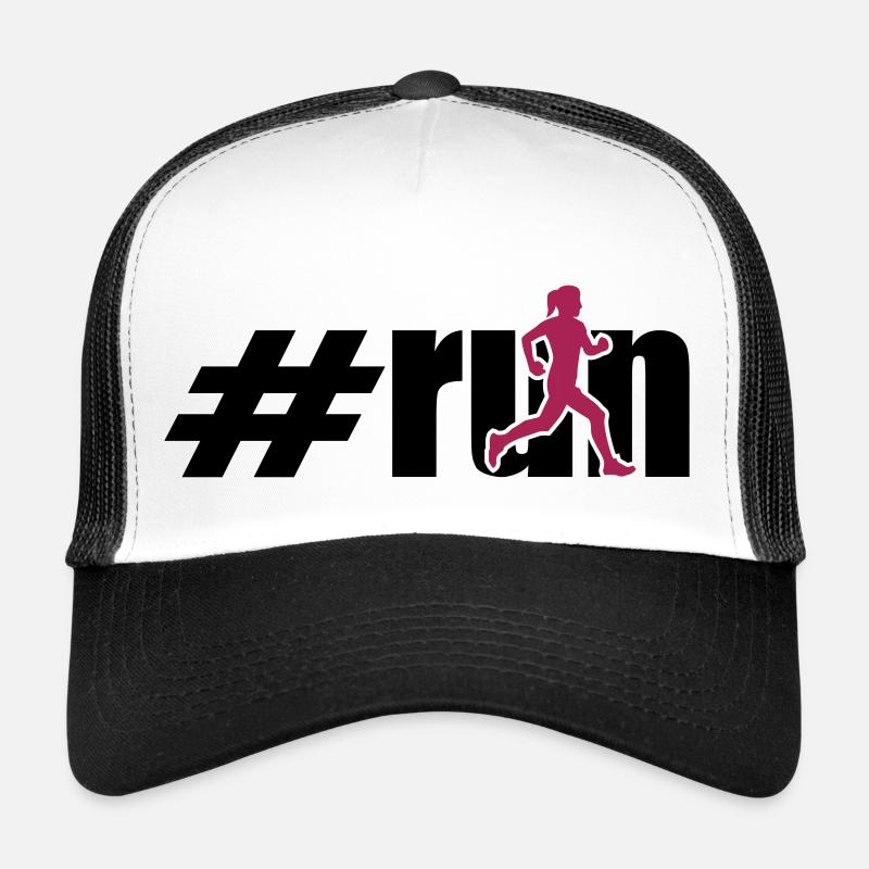 run woman 2 colours Casquette trucker 