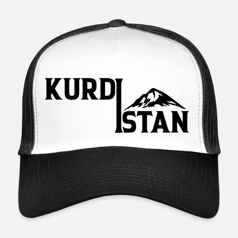 Kurdistan - Trucker Cap - white/black