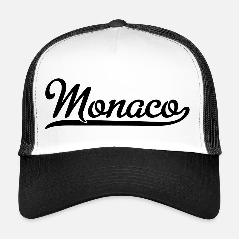Monaco - Casquette trucker  - blanc/noir
