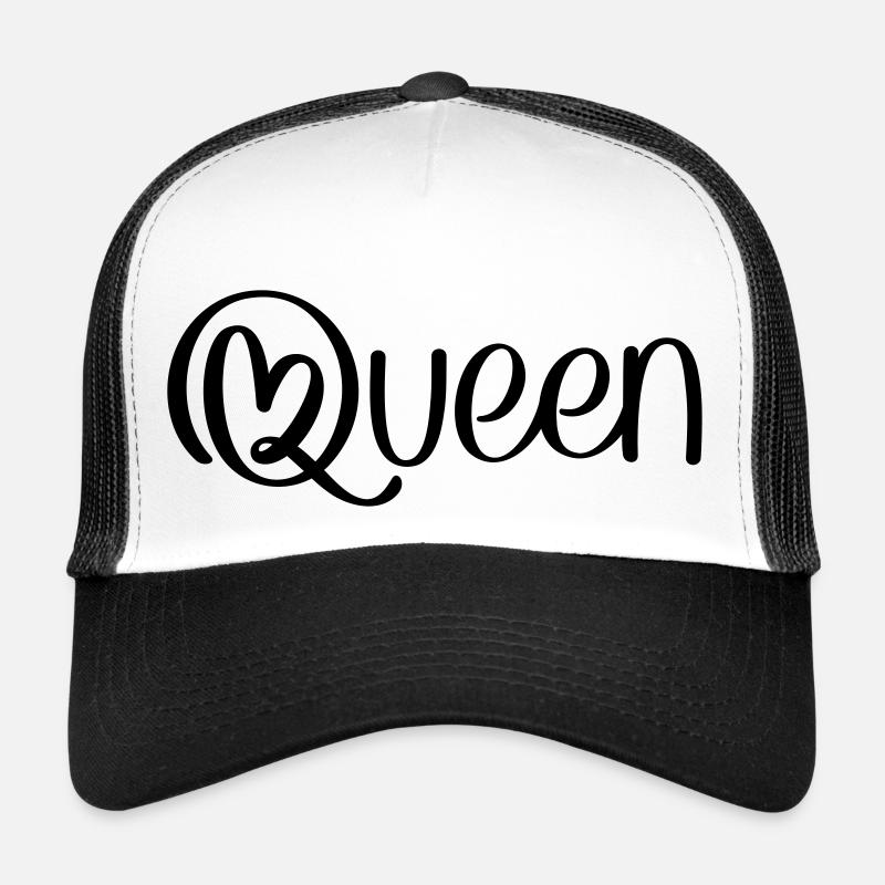Queen with heart Trucker Cap
