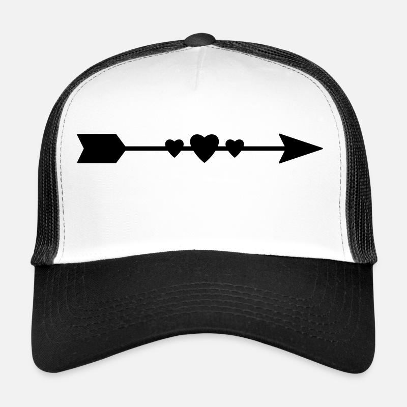 Arrow with hearts Trucker Cap