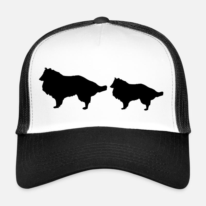 Hunde - Trucker Cap - Weiß/Schwarz