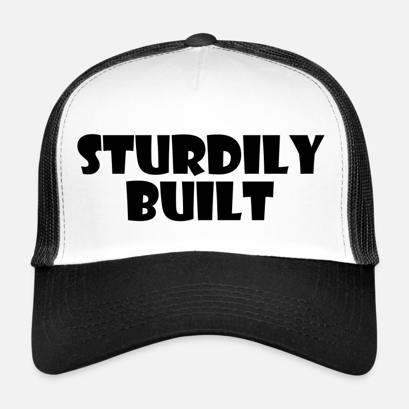 Staemmig construit - lettrage - Casquette trucker  - blanc/noir