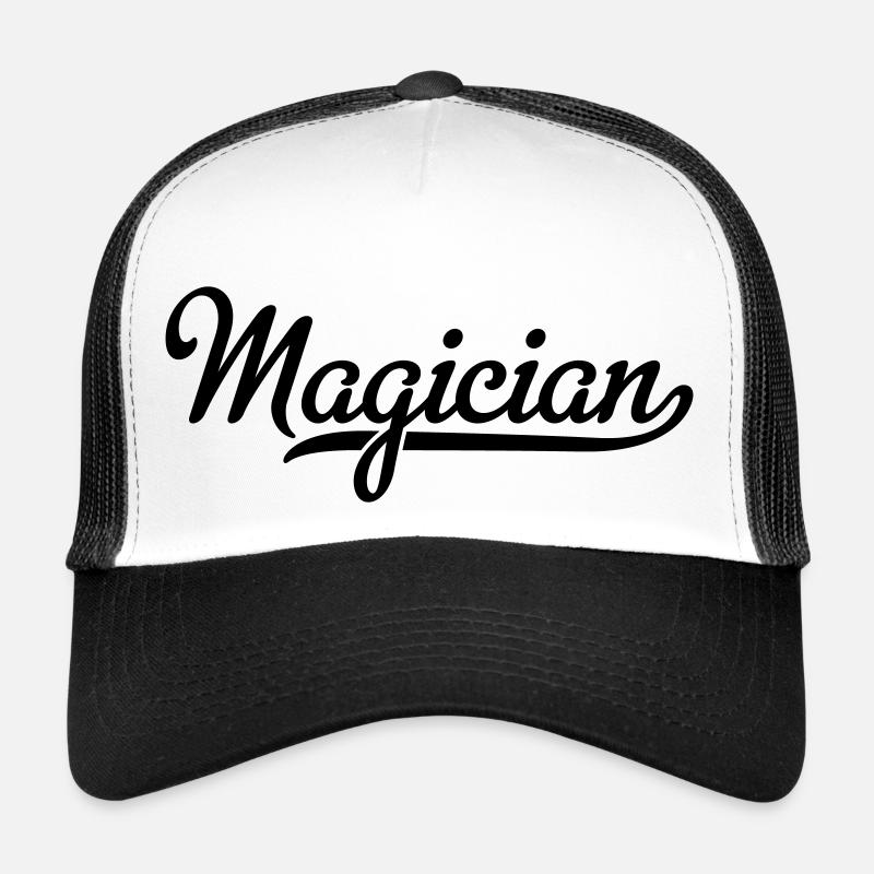 Zauberer - Trucker Cap - Weiß/Schwarz