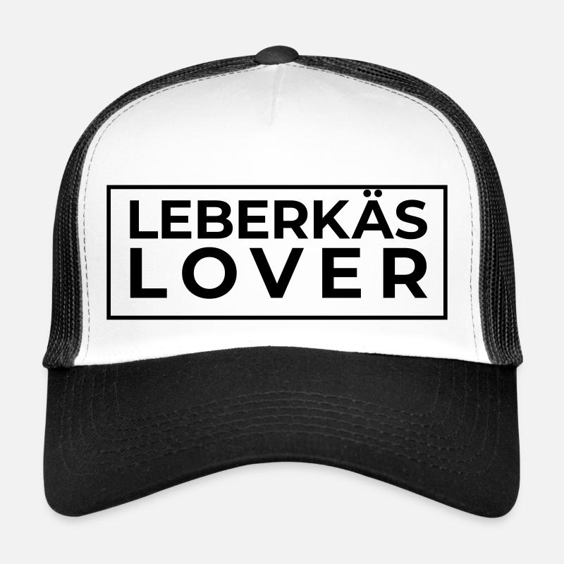Leberkäs Lover - Trucker Cap - Weiß/Schwarz