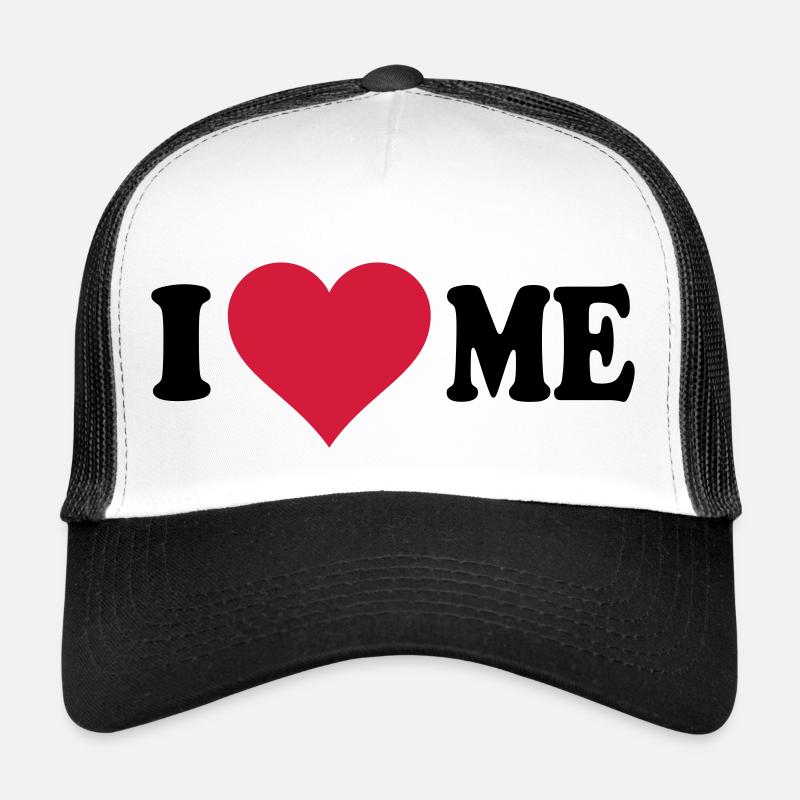 Iloveme - Trucker Cap - Weiß/Schwarz