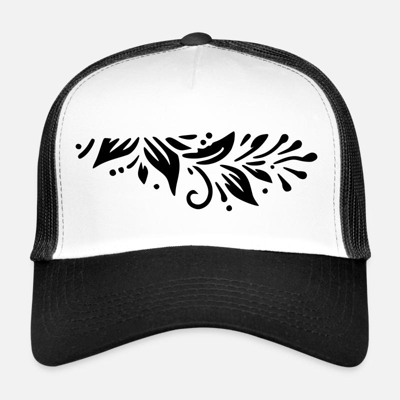 Blätter Dekor Trucker Cap