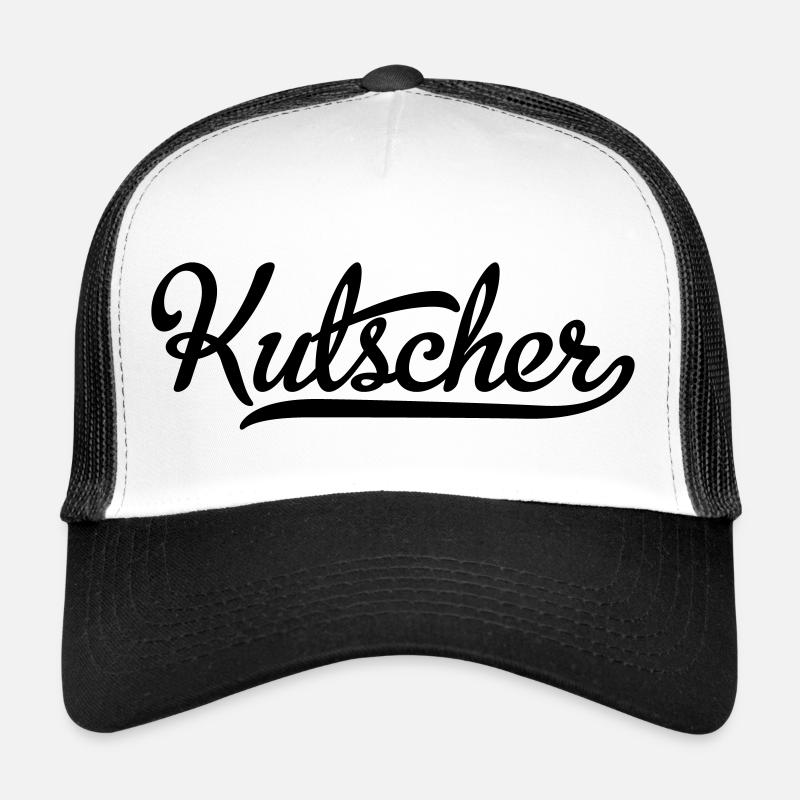 Kutscher - Trucker Cap - Weiß/Schwarz