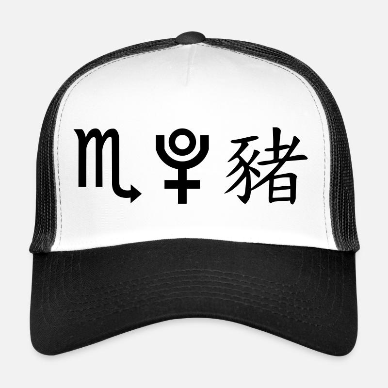 skorpion pluto schwein Trucker Cap