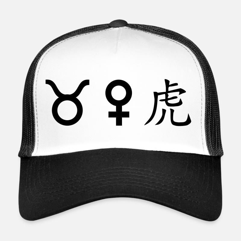 Taureau Vénus Tigre Casquette trucker 