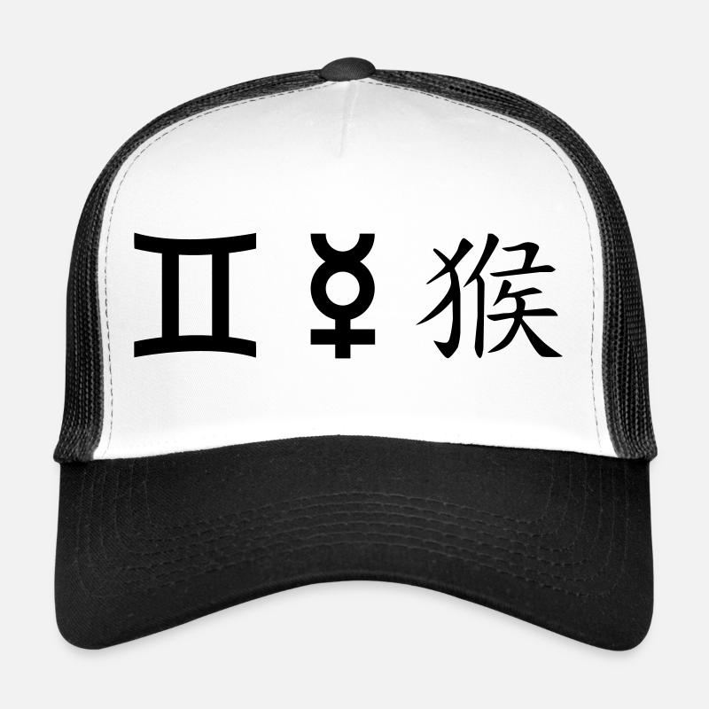 Gémeaux Gémeaux Mercure Singe Casquette trucker 