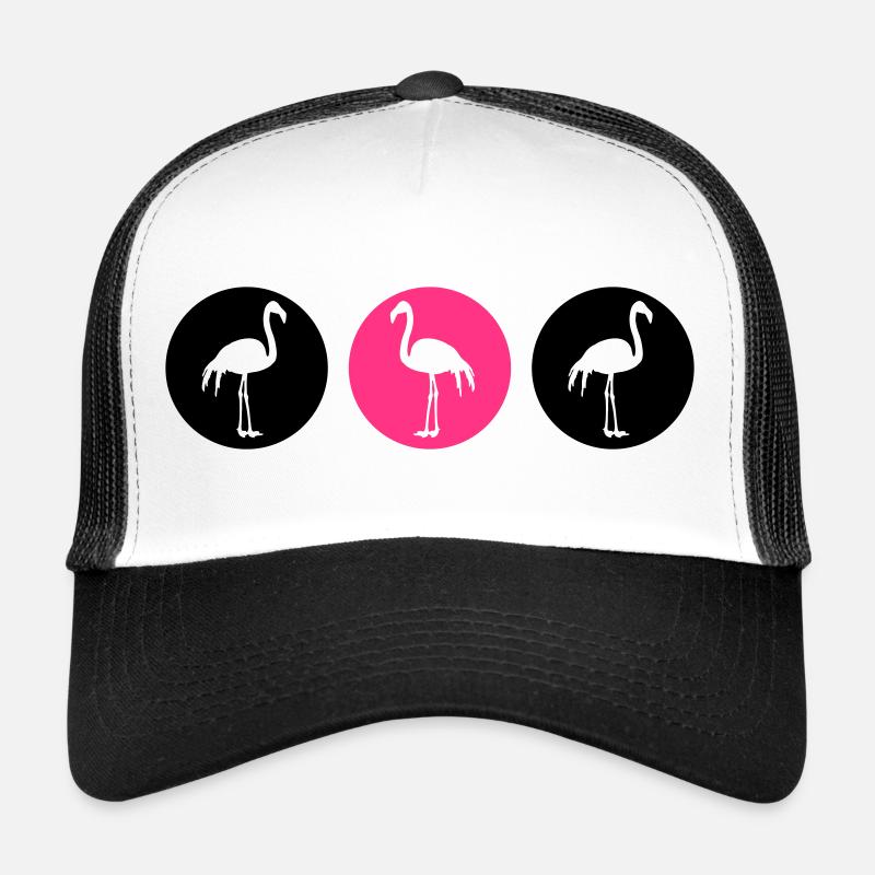 Flamants roses Design 2 Casquette trucker 