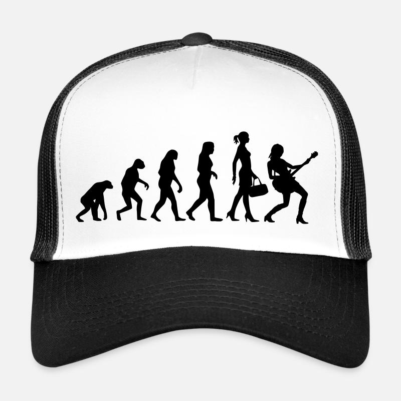 Evolution Guitariste Casquette trucker 