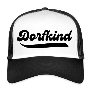 Dorfkind - Trucker Cap - Weiß/Schwarz - Vorne