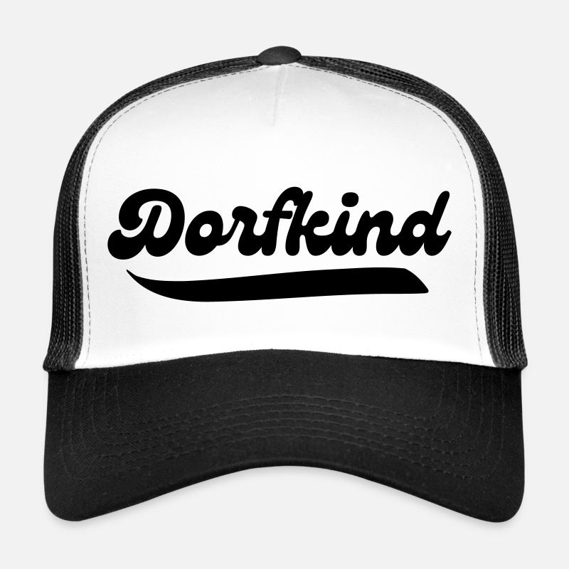 Dorfkind - Trucker Cap - Weiß/Schwarz
