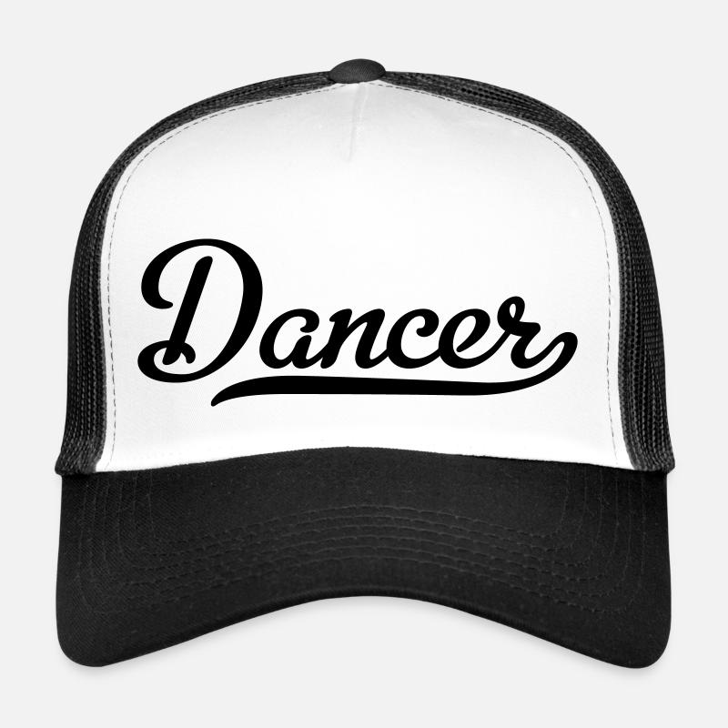 Danseur - Casquette trucker  - blanc/noir