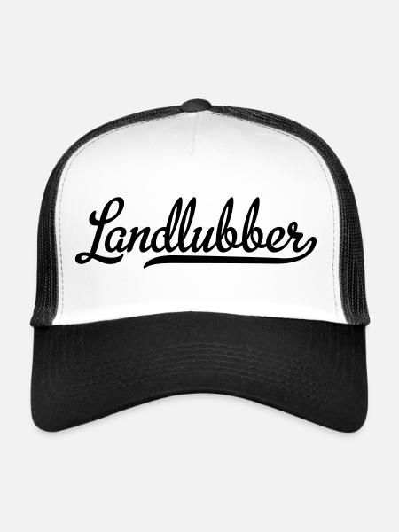 Terrien - Casquette trucker  - blanc/noir - Devant