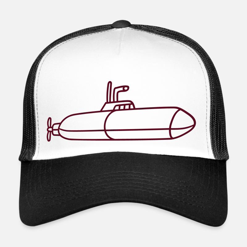 Submarine Submarine Dive Dive Submarine Captain Trucker Cap