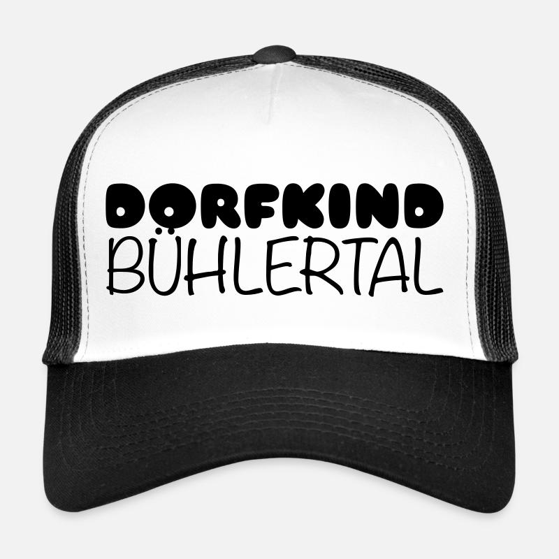 BH10 - Trucker Cap - Weiß/Schwarz