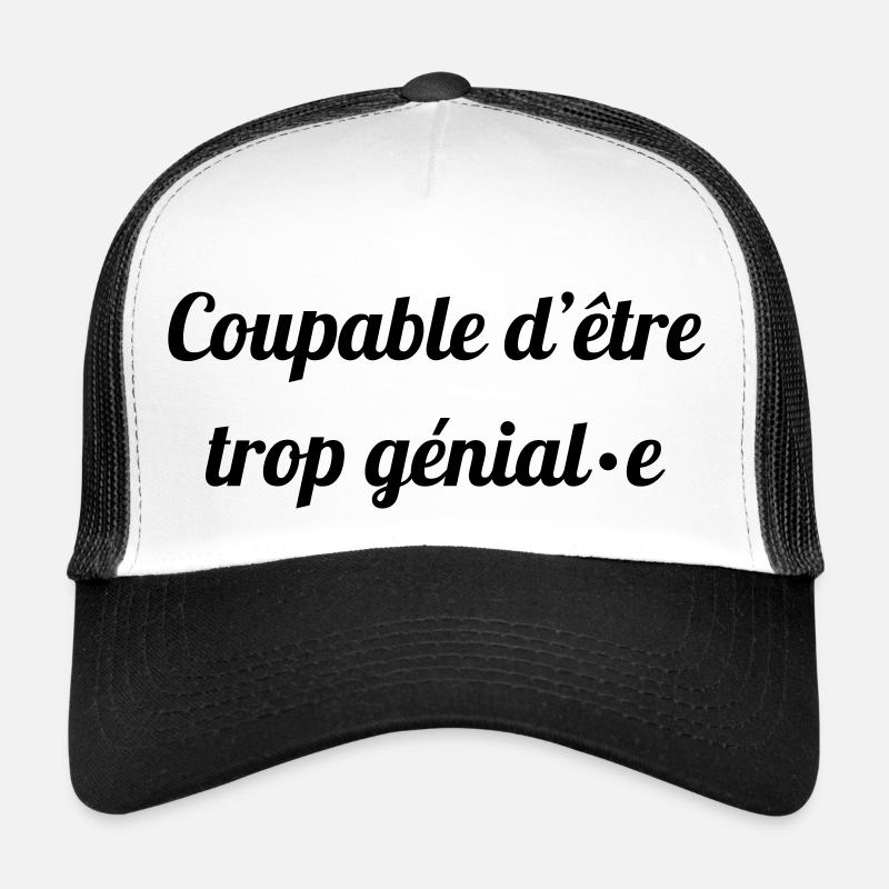 trop genial Casquette trucker 