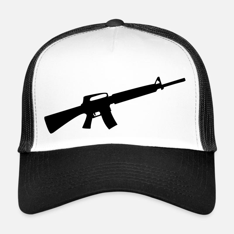waffe gun Trucker Cap