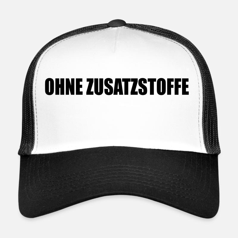 ohne zusatzstoffe - Trucker Cap - Weiß/Schwarz