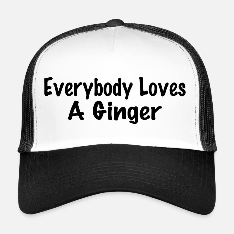tout le monde aime le gingembre Casquette trucker 