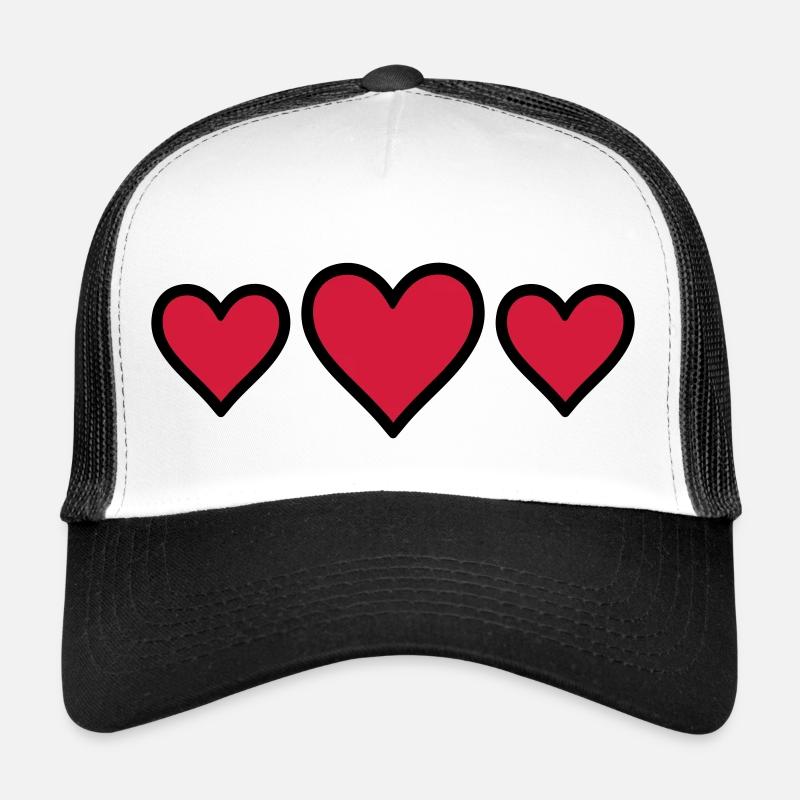 Herzen Symbol Trucker Cap