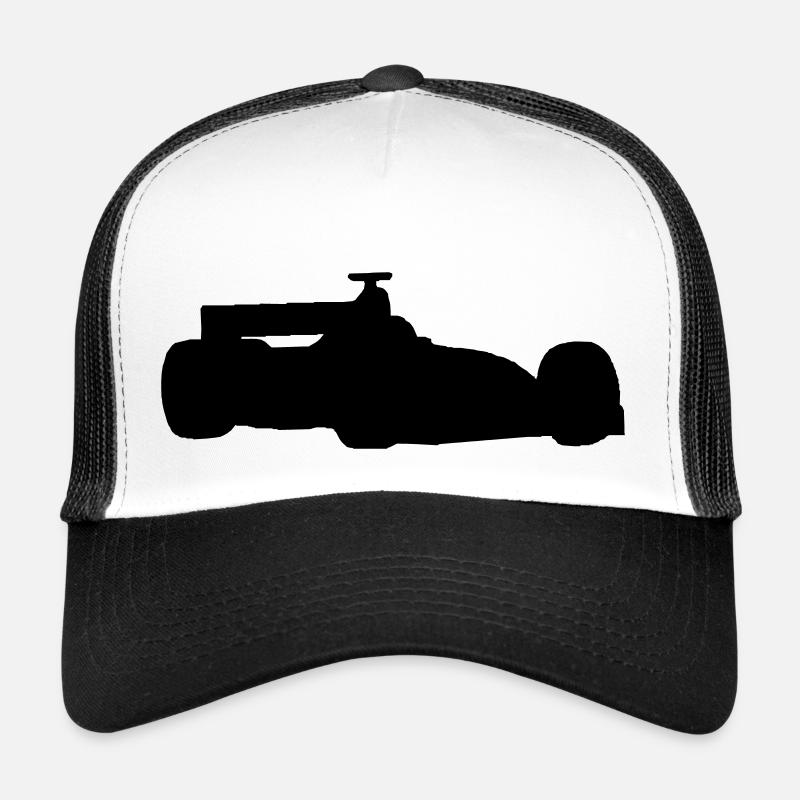 F1 voiture de course silhouette Casquette trucker 