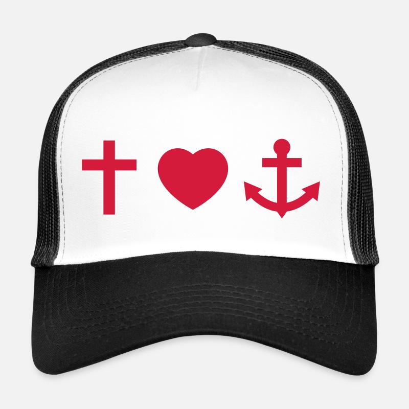 Glaube Liebe Hoffnung Trucker Cap
