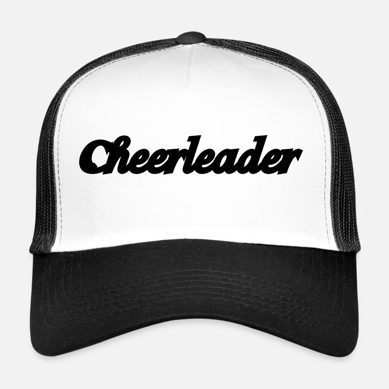 cheerleaderblank - Trucker Cap - Weiß/Schwarz