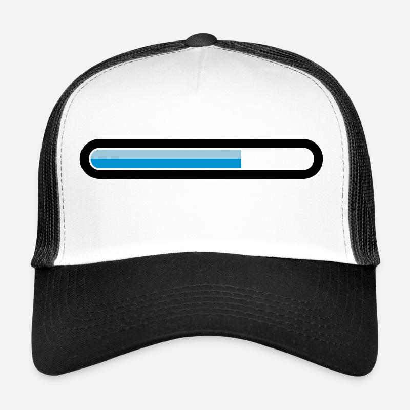 downloading - Trucker Cap - white/black