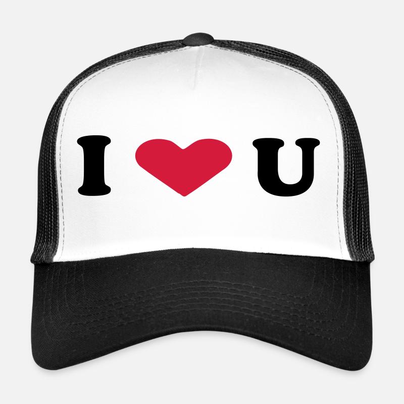i love u Casquette trucker 