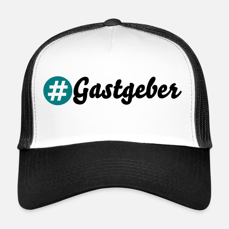 Gastgeber - Trucker Cap - Weiß/Schwarz