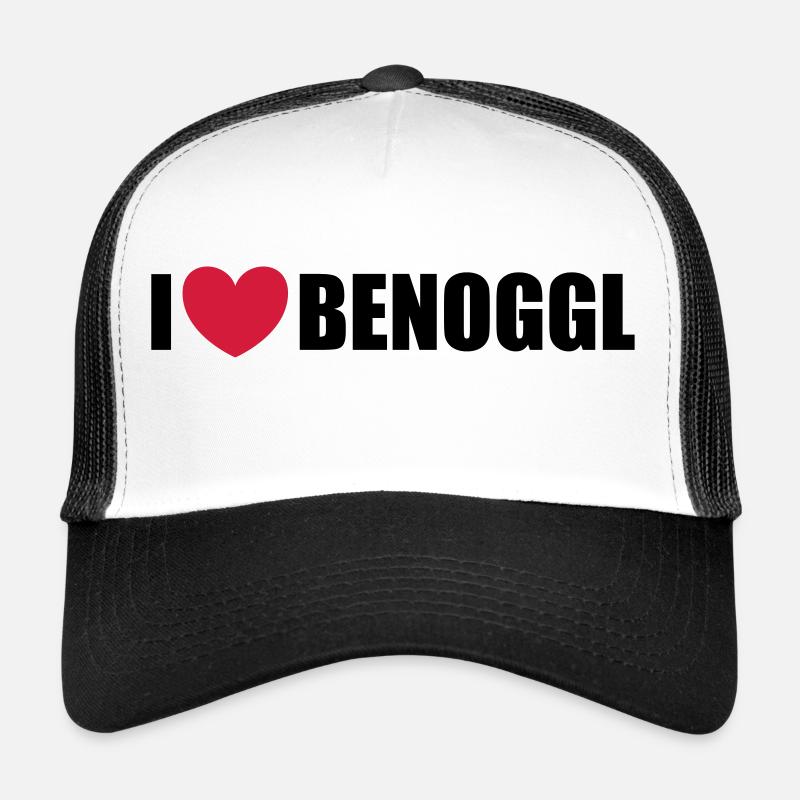 Benoggl - Trucker Cap - Weiß/Schwarz