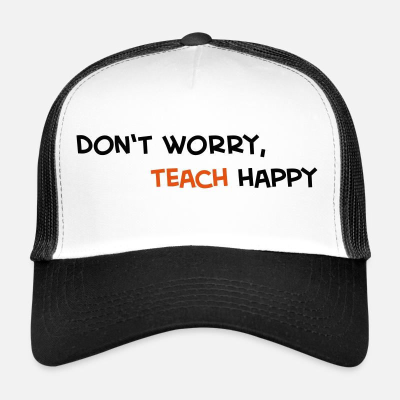 Lehrer - Trucker Cap - Weiß/Schwarz