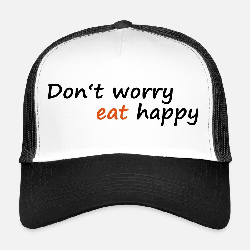 essen - Trucker Cap - Weiß/Schwarz