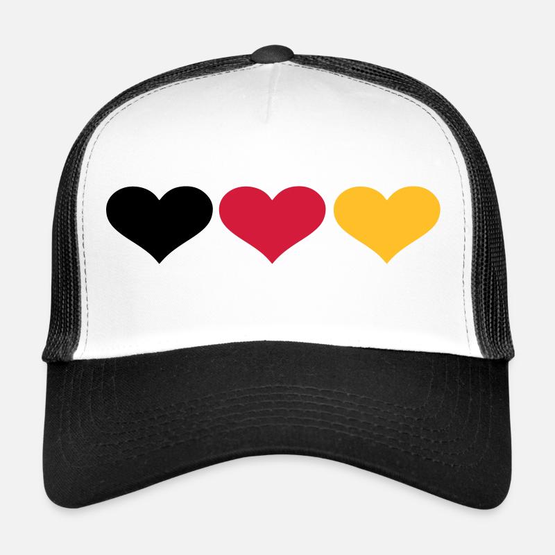 Deutschland Herzen Trucker Cap
