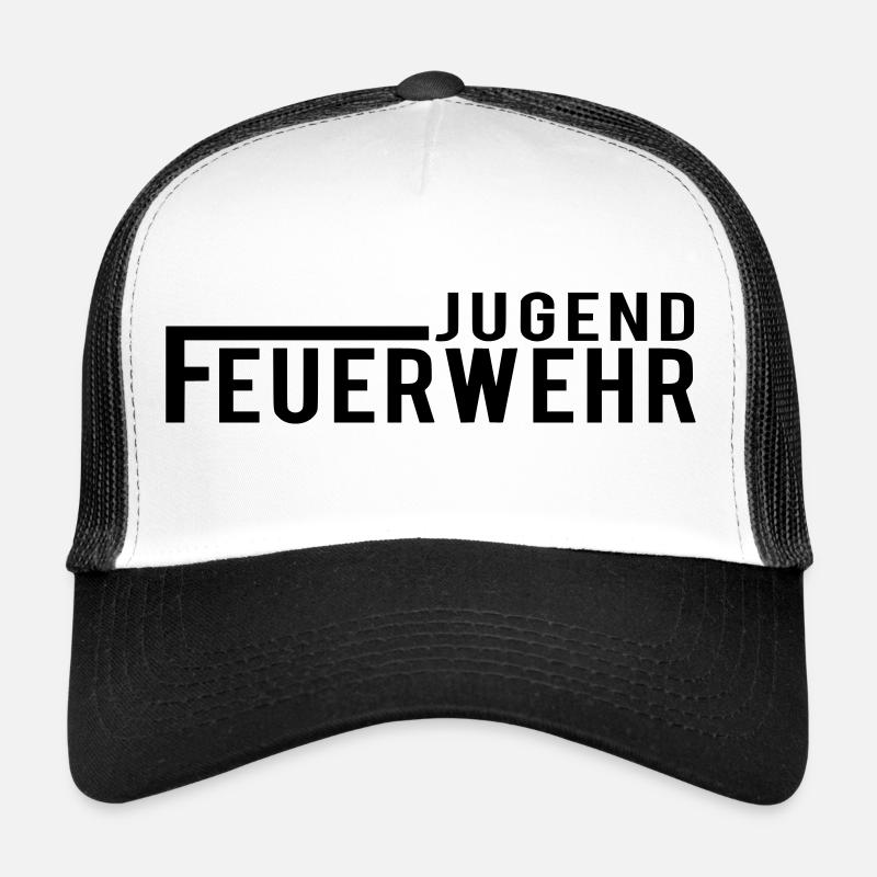 Jugendfeuerwehr - Trucker Cap - Weiß/Schwarz