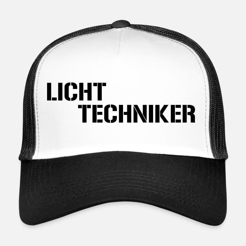 technicien éclairage Casquette trucker 