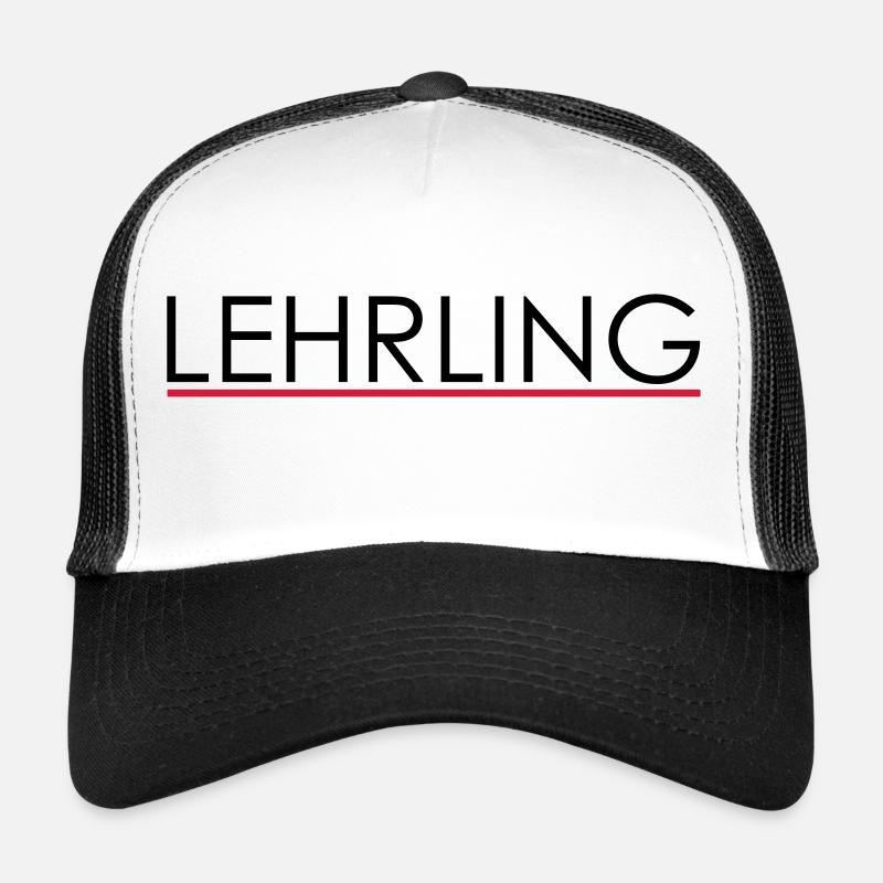 lehrling - Trucker Cap - white/black