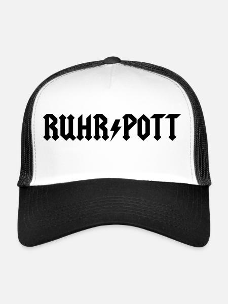 Ruhrpott - Trucker Cap - Weiß/Schwarz