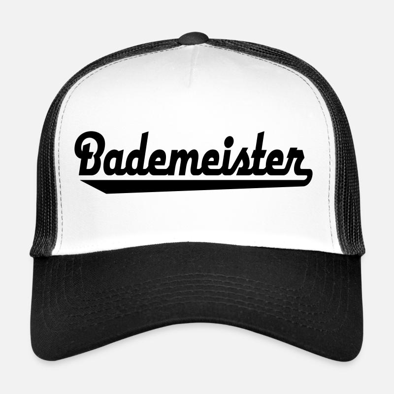 Bademeister - Trucker Cap - Weiß/Schwarz