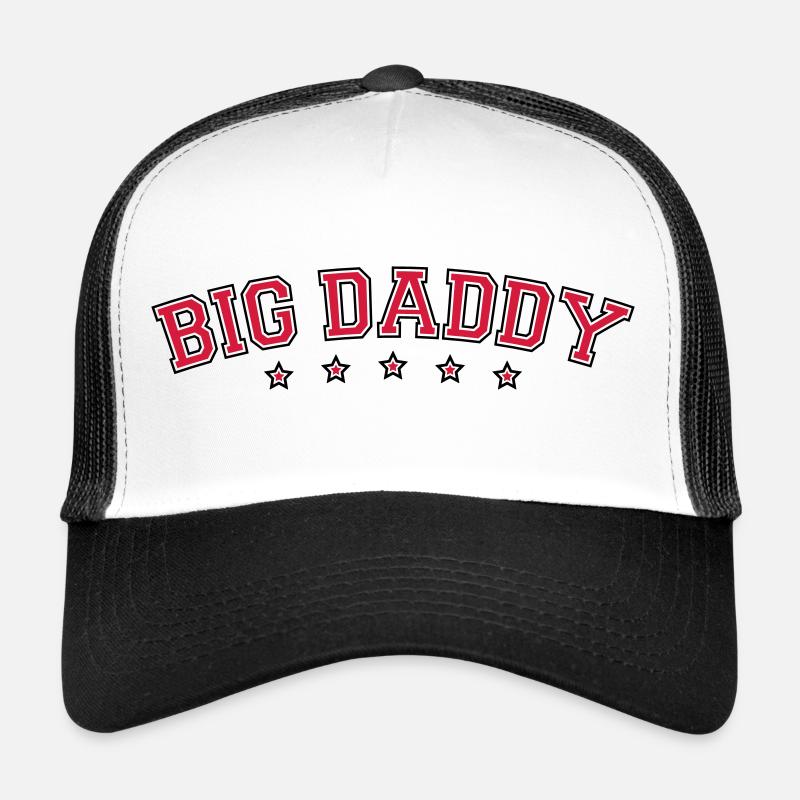 Fête des pères logo Big Daddy héros papa Vater Casquette trucker 