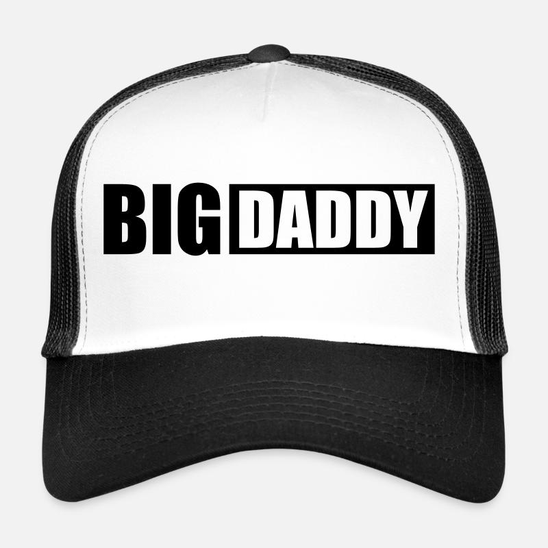 Logo Vatertag Big Daddy Vater Held Papa Trucker Cap