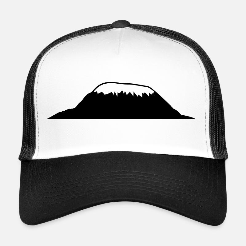 Afrika Berg Kilimandscharo - Trucker Cap - Weiß/Schwarz